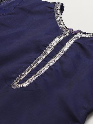 embroidered straight pant unstitched suit - 17540170 - Standard Image - 5