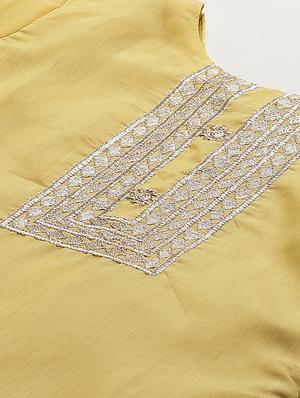 embroidered straight pant unstitched suit - 17540175 - Standard Image - 5