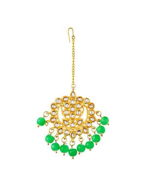 green gold brass bridal necklace - 17540187 - Standard Image - 3