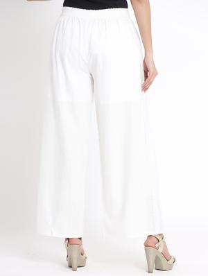 solid flared palazzo - 17540195 - Standard Image - 4