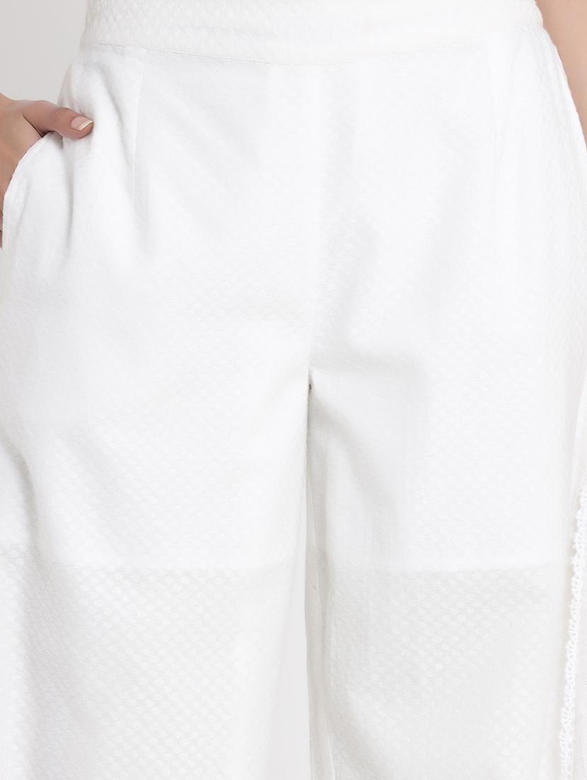 solid flared palazzo - 17540195 - Zoom Image - 5