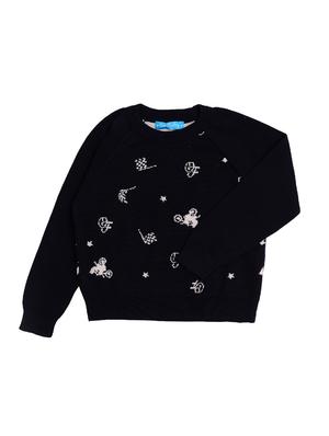 black cotton sweater - 17540736 - Standard Image - 2