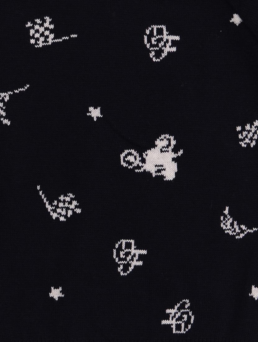 black cotton sweater - 17540736 - Zoom Image - 4