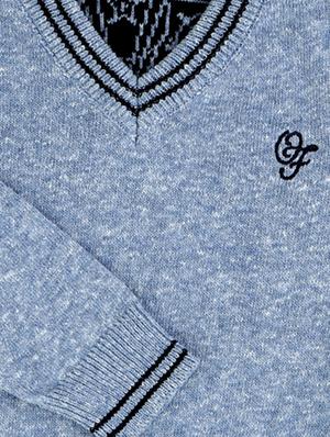 blue cotton sweater - 17540737 - Standard Image - 3