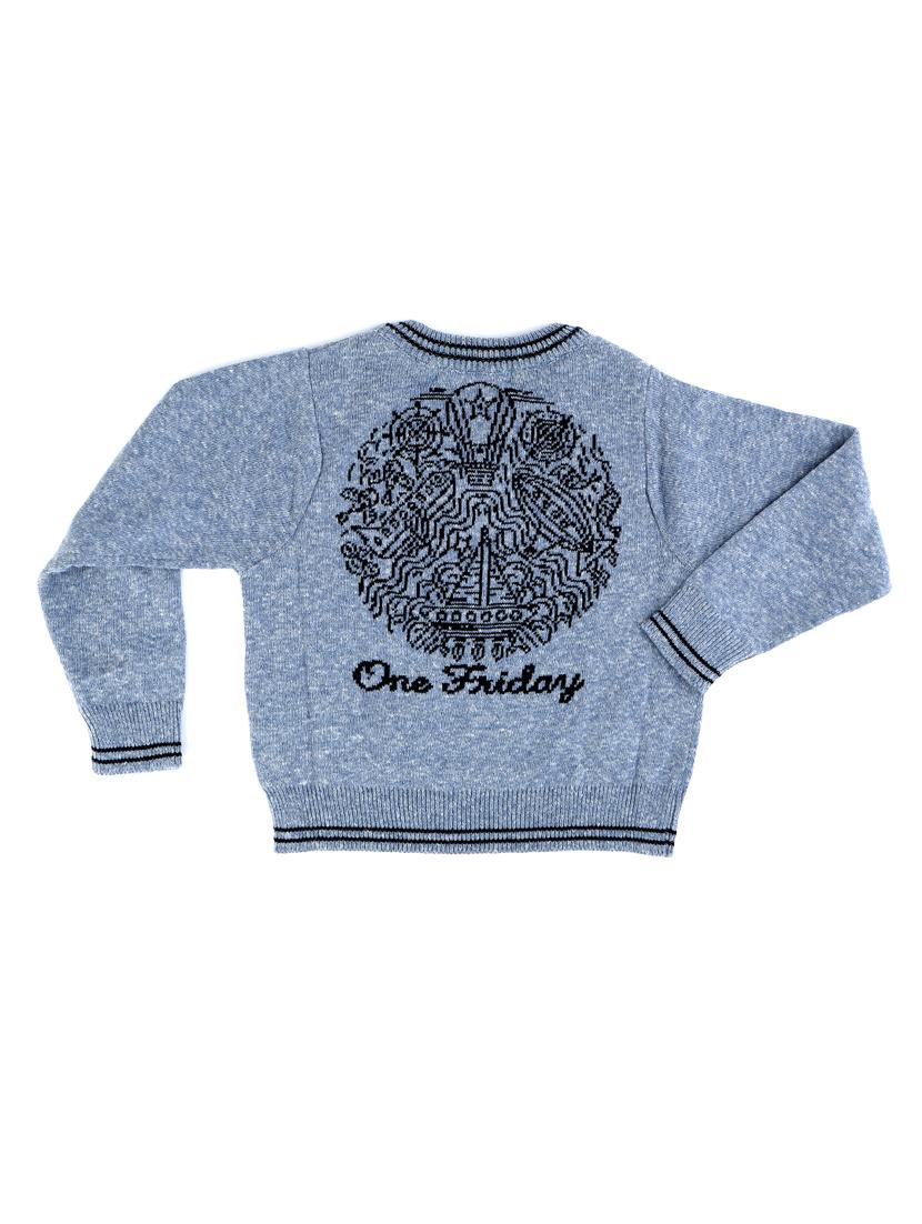 blue cotton sweater - 17540737 - Zoom Image - 2