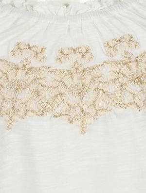 white cotton regular top - 17540744 - Standard Image - 3
