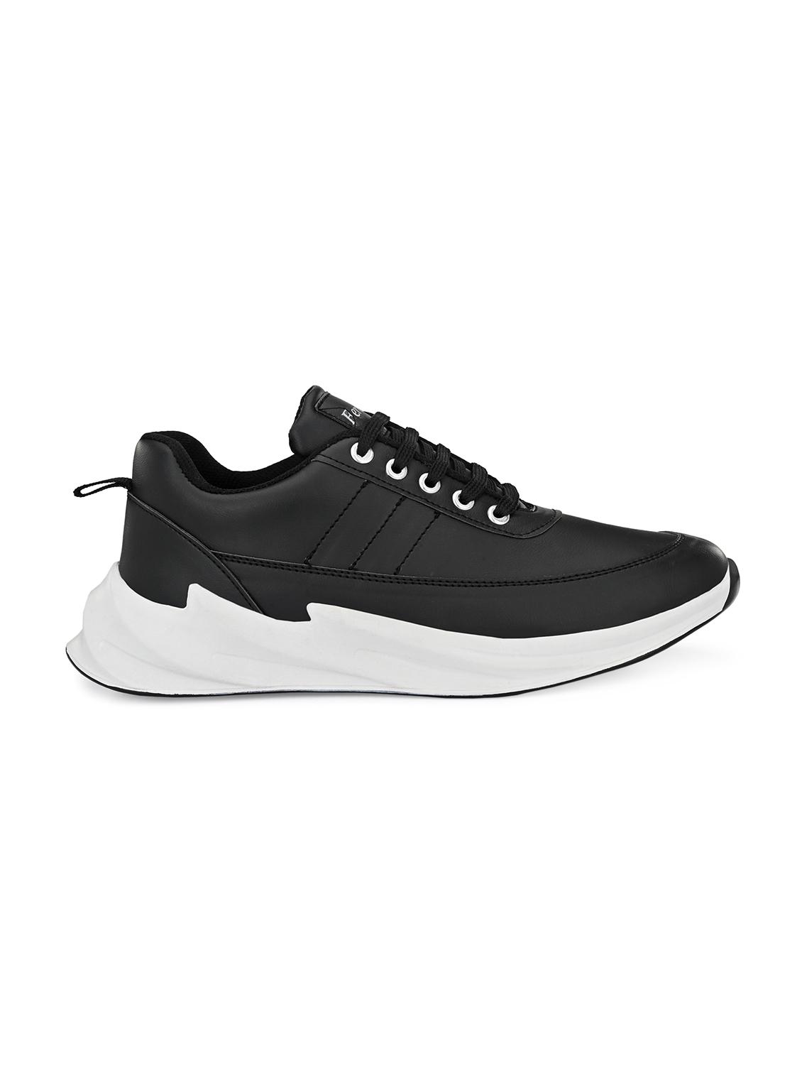 black leather lace up sneakers - 17540788 - Zoom Image - 2