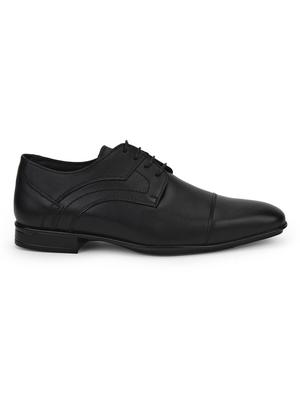 black leather laceup derbies - 17540989 - Standard Image - 2
