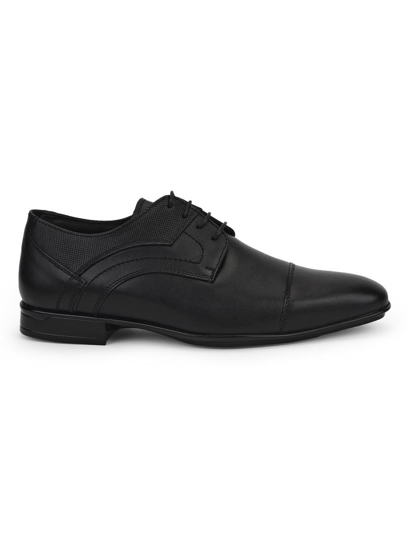 black leather laceup derbies - 17540989 - Zoom Image - 2