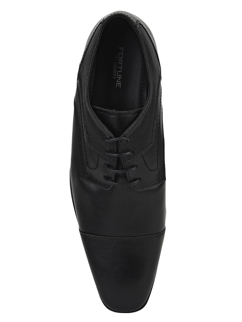 black leather laceup derbies - 17540989 - Zoom Image - 4