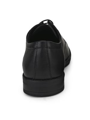 black leather laceup derbies - 17540990 - Standard Image - 3