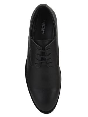 black leather laceup derbies - 17540990 - Standard Image - 4