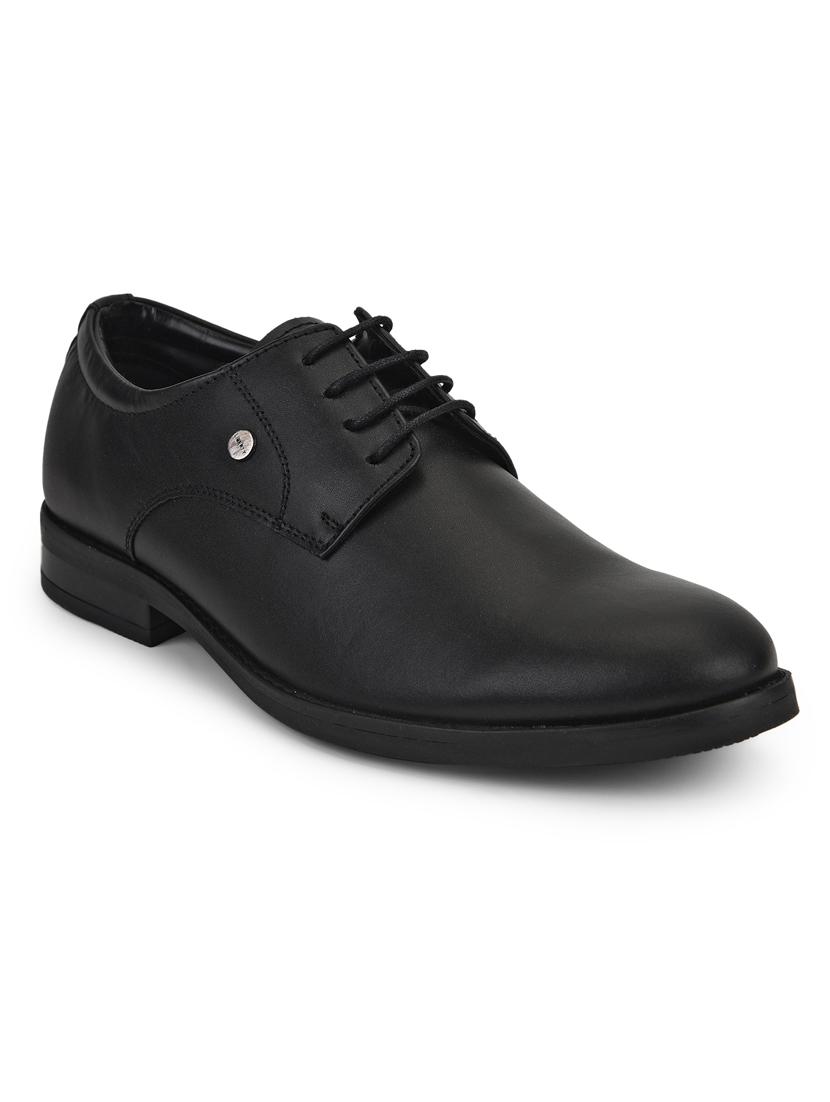 black leather laceup derbies - 17540990 - Zoom Image - 1
