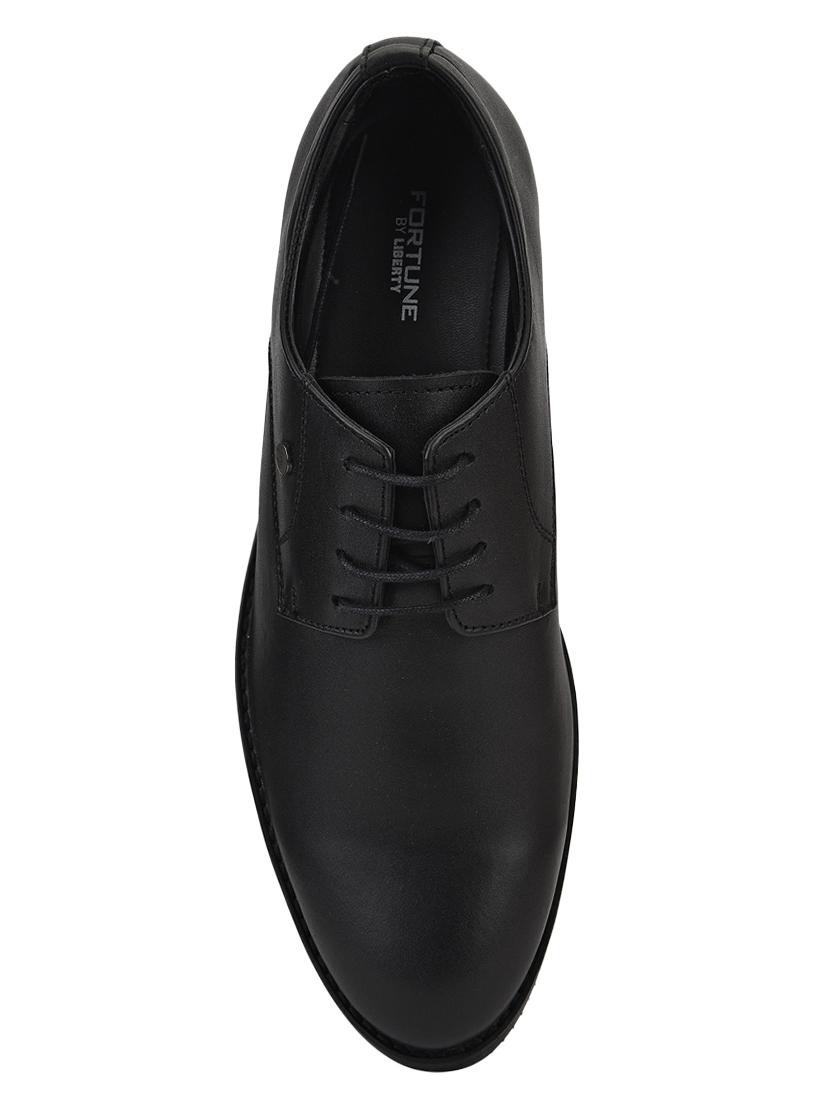 black leather laceup derbies - 17540990 - Zoom Image - 4