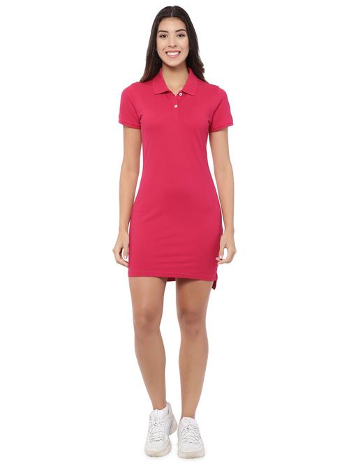 shirt collar solid bodycon dress - 17540996 - Very Small Image - 1