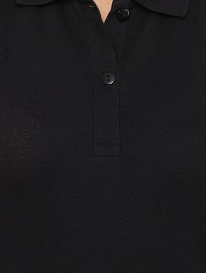 shirt collar solid bodycon dress - 17540997 - Standard Image - 4