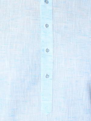 turquoise solid kurta pajama ethnic wear set - 17541062 - Standard Image - 5