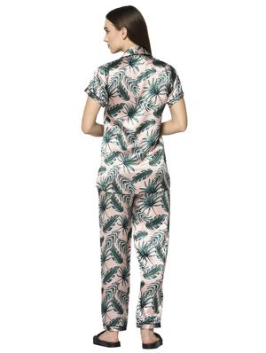 tropical nightwear pajama set - 17541196 - Standard Image - 3
