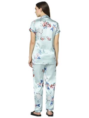 floral nightwear pajama set - 17541209 - Standard Image - 3
