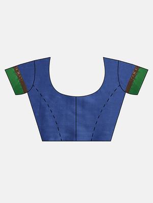 bordered embroidered saree with blouse - 17541304 - Standard Image - 3