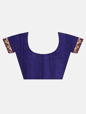 bordered embroidered saree with blouse - 17541316 - Standard Image - 3