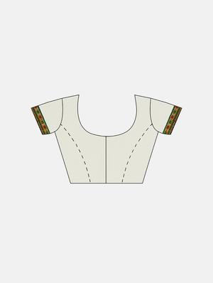 bandhani half and half embroidered saree with blouse - 17541392 - Standard Image - 3