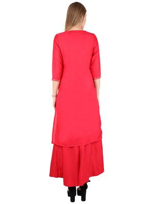 embroidered straight kurta - 17541438 - Standard Image - 3
