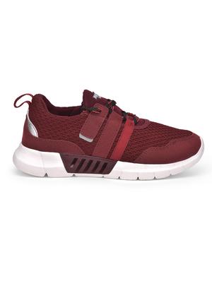 red mesh slip on sports shoes - 17541441 - Standard Image - 2