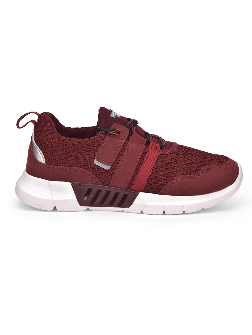 red mesh slip on sports shoes - 17541441 - Zoom Image - 2