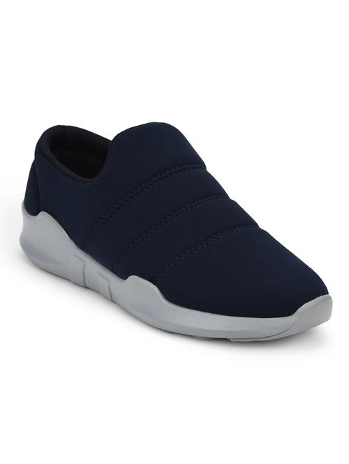 blue fabric slip on sports shoes - 17542075 - Standard Image - 1