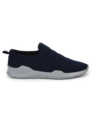 blue fabric slip on sports shoes - 17542075 - Standard Image - 2