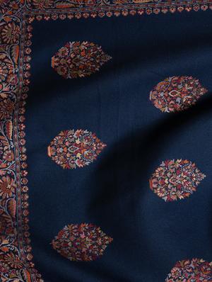 navy blue wool shawl - 17542227 - Standard Image - 2