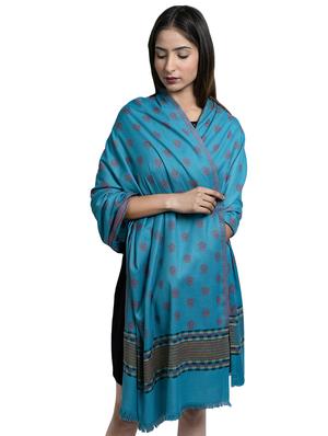 blue wool shawl - 17542230 - Standard Image - 2