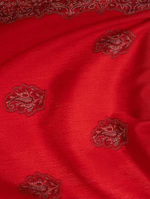 red wool shawl - 17542234 - Standard Image - 2