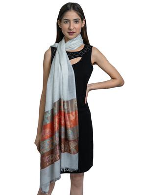 white wool shawl - 17542235 - Standard Image - 2