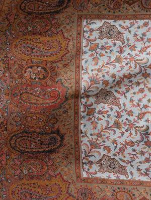 beige wool shawl - 17542237 - Standard Image - 3