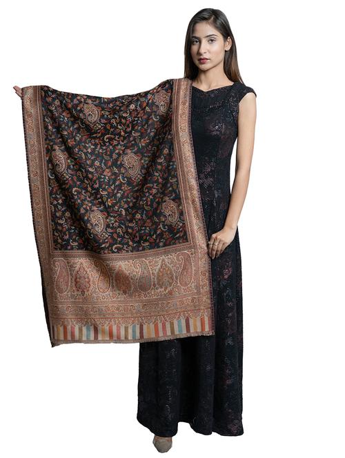 black wool shawl - 17542238 - Standard Image - 1