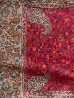 pink wool shawl - 17542240 - Standard Image - 3