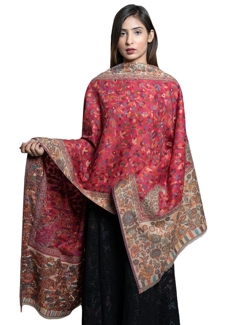 pink wool shawl - 17542240 - Zoom Image - 1