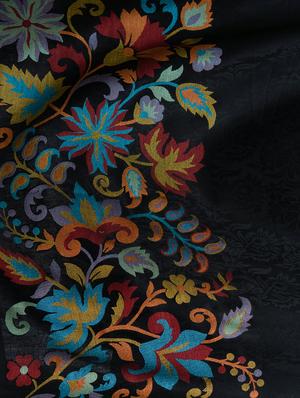black wool shawl - 17542241 - Standard Image - 2
