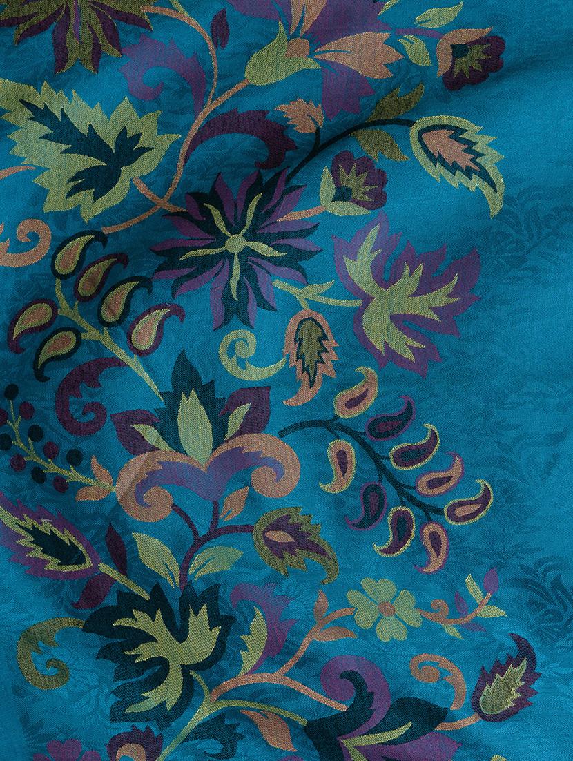 blue wool shawl - 17542242 - Zoom Image - 2