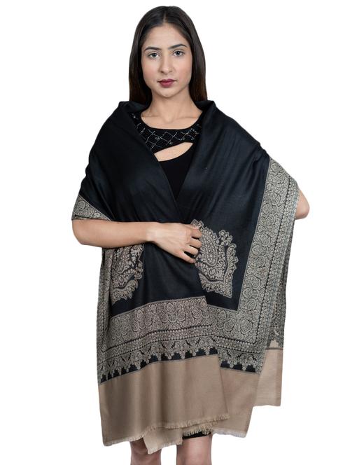 black wool shawl - 17542248 - Standard Image - 1