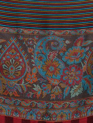 red wool shawl - 17542251 - Standard Image - 3