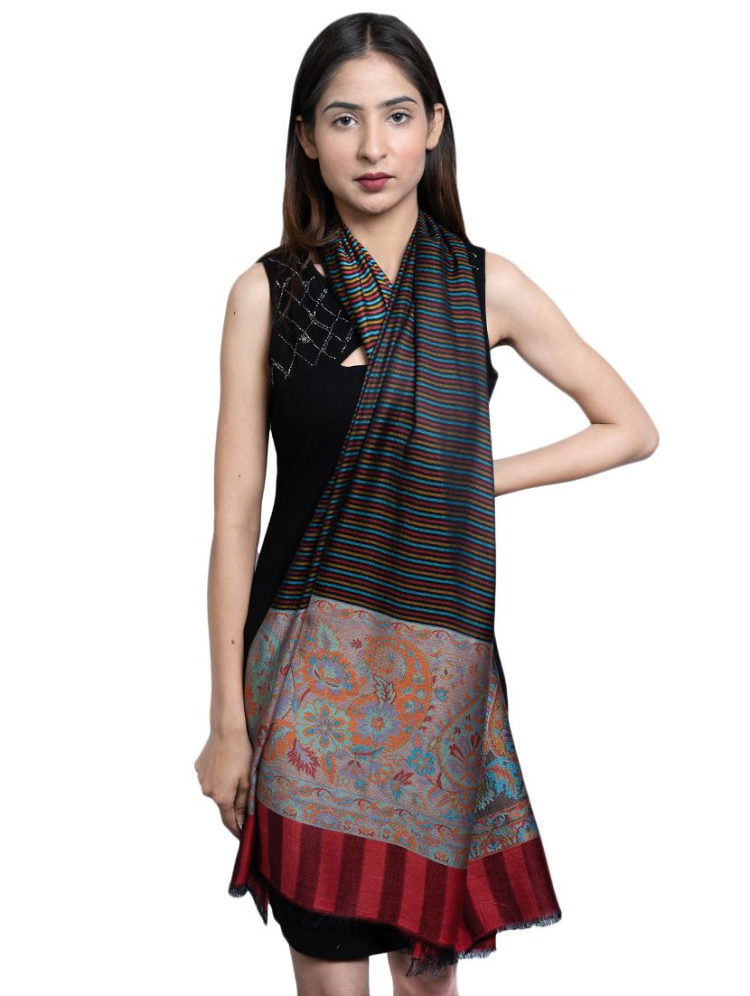red wool shawl - 17542251 - Zoom Image - 1