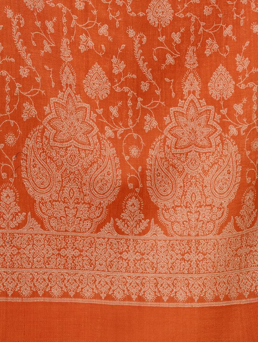 orange wool shawl - 17542256 - Zoom Image - 3