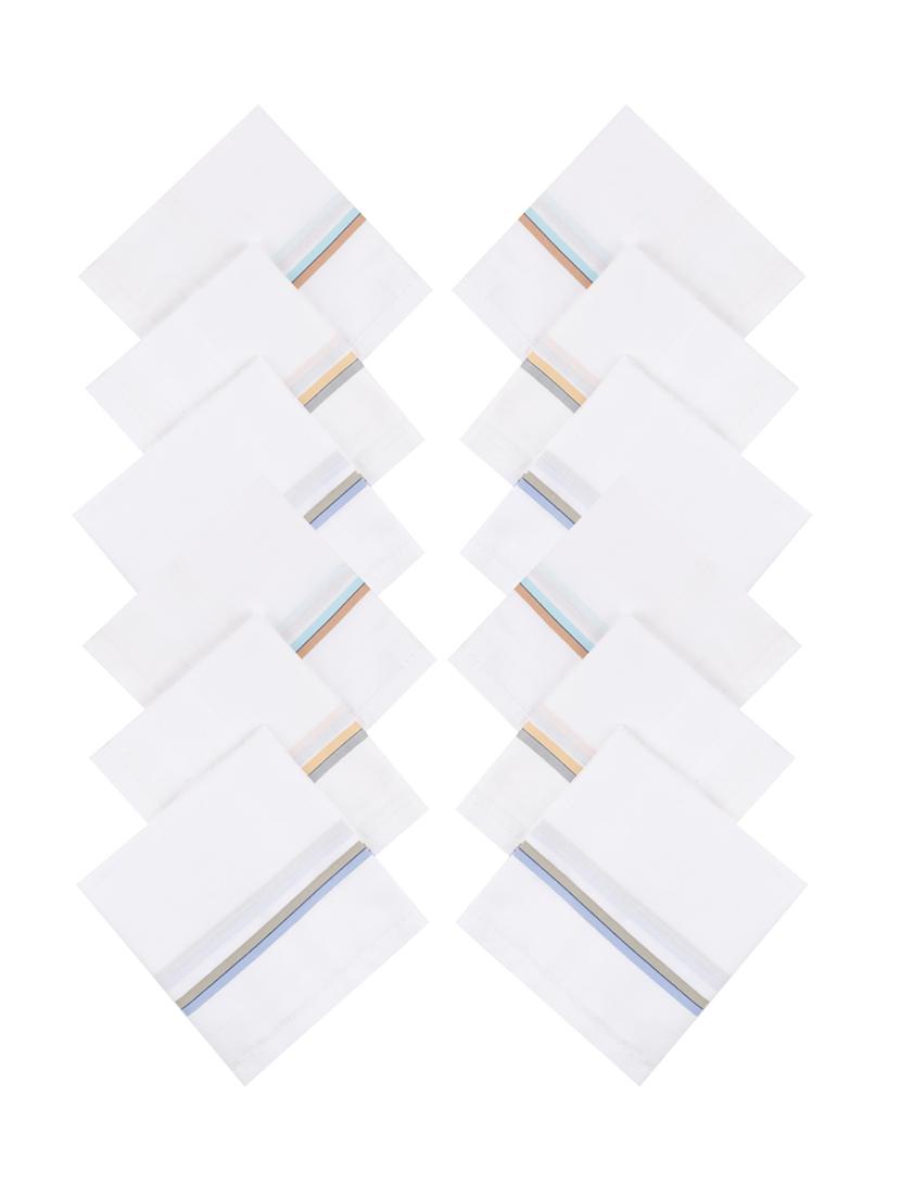 white cotton handkerchief set of 12 - 17542283 - Zoom Image - 1
