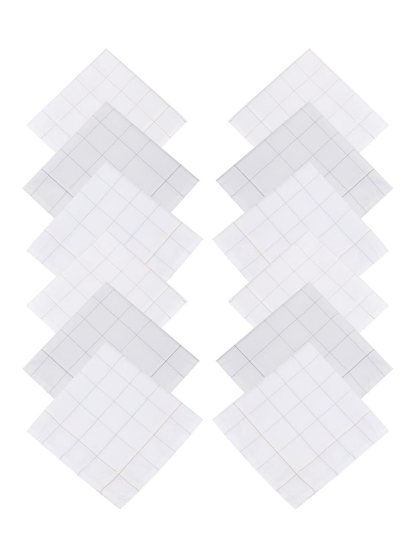 white cotton handkerchief set of 12 - 17542286 - Zoom Image - 1