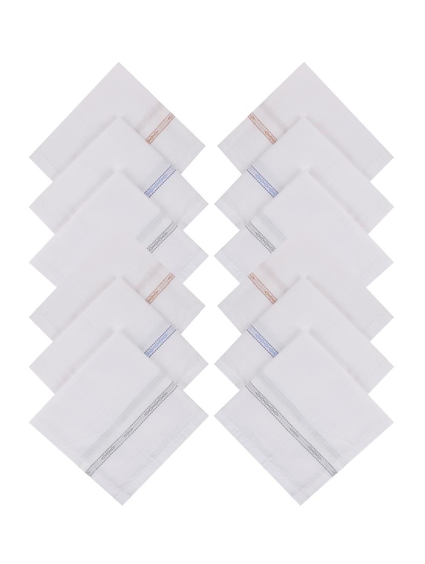 white cotton handkerchief set of 12 - 17542291 - Zoom Image - 1