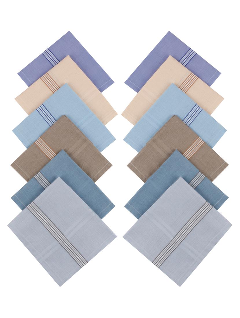 multi-coloured cotton handkerchief set of 12 - 17542301 - Zoom Image - 1