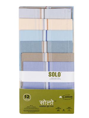 multi-coloured cotton handkerchief set of 12 - 17542302 - Standard Image - 2